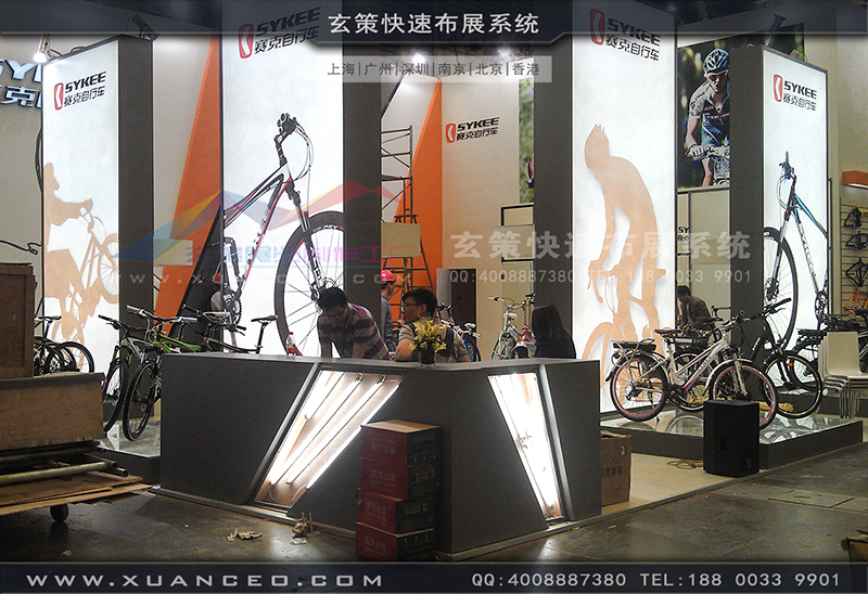 賽克展台搭展-自行車展展台搭展-上海樱花AV一区二区展覽工廠02