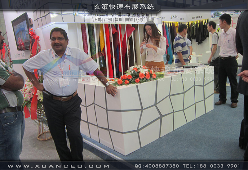 銘博&middot;SIC展台搭展-皮革展展台搭展-上海樱花AV一区二区展覽工廠07