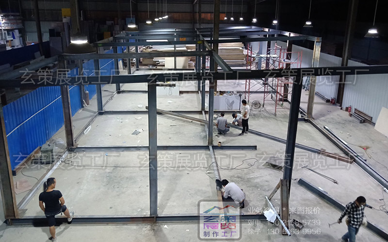 南通展覽工廠展台預搭建區 南通展覽工廠展台預搭建區