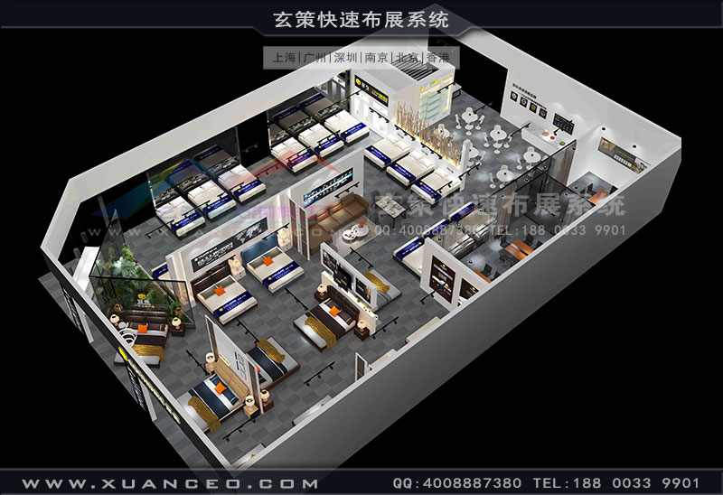 宜奧展台設計俯視圖 宜奧展台設計俯視圖