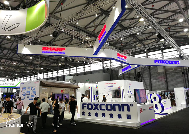 AWE電子展-夏普樱花在线视频(360㎡)